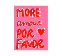 MINGYTN Casa Poster Decorativo Lettere Colorate, Poster D'amore, Stampe, Dipinti Su Tela, Decorazione Artistica Da Parete Per Camera Da Letto E Soggiorno(B,20x30cm)