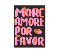MINGYTN Casa Poster Decorativo Lettere Colorate, Poster D'amore, Stampe, Dipinti Su Tela, Decorazione Artistica Da Parete Per Camera Da Letto E Soggiorno(I,40x50cm)