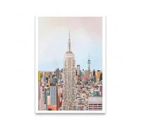 MINGYTN Casa Poster Decorativo New York Bookshop Print Brooklyn Bridge Central Park Season Night Poster Wall Art Canvas Painting For Home Room Decor(D,30x40cm)