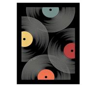 MINGYTN Casa Poster Decorativo Poster D'arte Dell'album, Stampa Su Tela, Colore, Tendenza Moda, Arredamento Per La Casa, Villa, Decorazione Rurale(F,30x40cm)