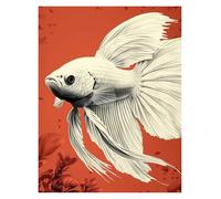 MINGYTN Casa Poster Decorativo Poster D'arte Douyu, Stampa Su Tela, Colore, Tendenza Moda, Arredamento Per La Casa, Villa, Decorazione Rurale(I,40x60cm)