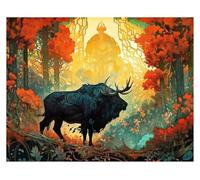 MINGYTN Casa Poster Decorativo Poster Di Animali, Elefanti, Tigri, Coccodrilli, Draghi, Stampe Artistiche Su Tela, Per Soggiorno, Camera Da Letto, Arredamento Moderno Per La Casa(M,40x60cm)