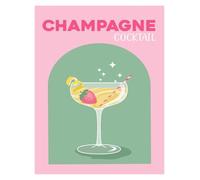 MINGYTN Casa Poster Decorativo Poster Di Bevande A Base Di Succhi Di Frutta E Cocktail, Senza Cornice, Stampa Su Tela, Decorazione Per Club, Bar, Casa(B,50x70cm)