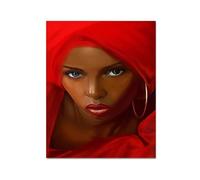 MINGYTN Casa Poster Decorativo Quadro Su Tela Con Figura Astratta, Ritratto Di Donne Africane, Poster E Stampe Senza Cornice, Decorazione Da Parete Per Soggiorno, Decorazione Per La Casa(N,50x70cm)
