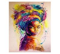 MINGYTN Casa Poster Decorativo Quadro Su Tela Con Figura Astratta, Ritratto Di Donne Africane, Poster E Stampe Senza Cornice, Decorazione Da Parete Per Soggiorno, Decorazione Per La Casa(UN,20x30cm)
