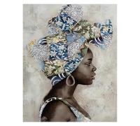 MINGYTN Casa Poster Decorativo Quadro Su Tela Con Figura Astratta, Ritratto Di Donne Africane, Poster E Stampe Senza Cornice, Decorazione Da Parete Per Soggiorno, Decorazione Per La Casa(F,40x60cm)