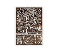 MINGYTN Casa Poster Decorativo Stampa Indiana Retrò, Immagini Astratte, Poster Bohémien, Stampe Artistiche Su Tela, Dipinti Per La Decorazione Della Casa(H,40x60cm)