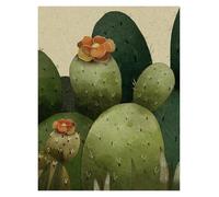 MINGYTN Casa Poster Decorativo Stampa Su Tela Con Poster Di Cactus, Decorazione Popolare Alla Moda Per La Stanza Di Casa, Villa, Estetica, Decorazione Naturale Su Tela Da Parete(E,40x60cm)