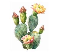 MINGYTN Casa Poster Decorativo Stampa Su Tela Con Poster Di Cactus, Decorazione Popolare Alla Moda Per La Stanza Di Casa, Villa, Estetica, Decorazione Naturale Su Tela Da Parete(R,40x60cm)