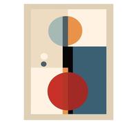 MINGYTN Casa Poster Decorativo Stampa Su Tela Con Poster Di Forme Geometriche, Colori, Tendenze Della Moda, Decorazioni Per La Casa, Ville(F,30x40cm)
