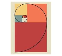 MINGYTN Casa Poster Decorativo Stampa Su Tela Con Poster Di Forme Geometriche, Colori, Tendenze Della Moda, Decorazioni Per La Casa, Ville(I,30x40cm)