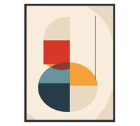 MINGYTN Casa Poster Decorativo Stampa Su Tela Con Poster Di Forme Geometriche, Colori, Tendenze Della Moda, Decorazioni Per La Casa, Ville(C,30x40cm)