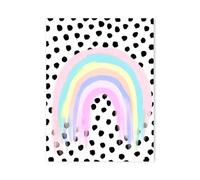 MINGYTN Casa Poster Decorativo Stampa Su Tela Moderna, Con Citazioni Motivazionali, Spirituali E D'amore, Motivo Rosa, Arcobaleno Astratto, Per La Decorazione Della Parete Della(UN,20x30cm)