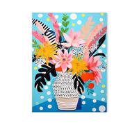 MINGYTN Casa Poster Decorativo Stampe Su Tela In Stile Dipinto Ad Olio Spesso, Con Fiori, Anatra, Bambini, Strada Di Campagna, Fiume, Decorazione Da Parete(H,20x30cm)