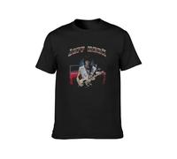 MINGYU VINIBABY Jeff Beck Hot Rod Guitar Mens T-Shirt Casual Cotton Tees Tops Black XL