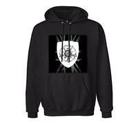 MINGYU VINIBABY Men's Gallows Grey Britain Crest Pullover Hoodies Long Sleeve Sweatshirts XXL