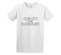 MINGYU VINIBABY Men's Jett Joan And The Blackhearts Cotton T Shirt White L