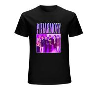MINGYU VINIBABY Men's Vintage Style P1Harmony Hoodie P1Harmony Merch T-Shirts Black XL