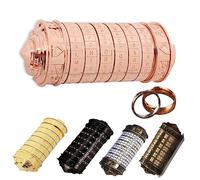 MINGZE Da Vinci Code, Mini Cryptex For Christmas Valentine's Day Most Interesting Regali di Compleanno romantici creativi Birthday Gifts For Boyfriend and Girlfriend Brain Teaser Lock（Oro rosa）