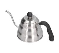mingzhe Bollitore per caffè in Acciaio Inossidabile con Beccuccio a Collo di Cigno e Maniglia Ergonomica per la Preparazione del caffè sul Fornello, Pentola di Grande capacità da (1 litro)