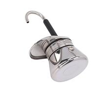 mingzhe Caffettiera in Acciaio Inossidabile Elegante e Pratica Macchina per il Campeggio e per gli Appassionati di caffè Uso Domestico 15,5x9,5 Cm
