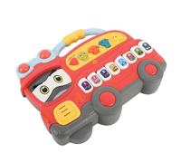 Mingzhe Camion dei Pompieri Treno Musicale Giocattolo per Bambini | Materiale ABS sicuro, effetti musicali e luminosi, strumento educativo