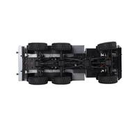 mingzhe Camion RC in Scala 1/18 con 6WD, Luci e 40 Minuti di Autonomia per Avventure Fuoristrada, Controllo Veloce e Stabile (Grigio)