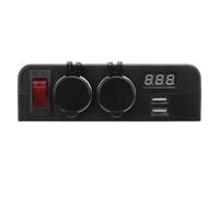 Mingzhe Car Power Outlet Socket with USB | Doppie porte di ricarica USB per comodità, ideali per camion, , ATV e UTV