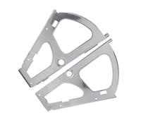 mingzhe Cerniere per Scarpiere in Acciaio Inossidabile da 2 Pezzi, Raccordi di Ricambio per Scaffali Turing con Superficie Lucida, Armadietti Scaffali Scarpe (Strato Singolo)