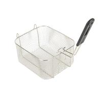 Mingzhe Cestello per Frittura con Manico Lungo in Rete Resistente Alla Corrosione per un Riscaldamento Uniforme, Altezza 11 Cm