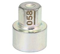 Mingzhe Chiave Professionale per Bloccaggio Ruota in Metallo, Dispositivo di Rimozione del Dado Antiruggine, Presa Antifurto per 1 3 5 6 7Series X1 X2 X3 X4 X5 X6 Z4, con Presa per (058)