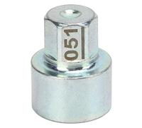 Mingzhe Chiave Professionale per Bloccaggio Ruota in Metallo, Dispositivo di Rimozione del Dado Antiruggine, Presa Antifurto per 1 3 5 6 7Series X1 X2 X3 X4 X5 X6 Z4, con Presa per (051)