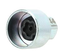 Mingzhe Chiave Professionale per Bloccaggio Ruota in Metallo, Dispositivo di Rimozione del Dado Antiruggine, Presa Antifurto per 1 3 5 6 7Series X1 X2 X3 X4 X5 X6 Z4, con Presa per (044)