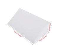 mingzhe Comodo Cuscino in Schiuma, Cuscino di Supporto Lombare per la Schiena con Elevazione delle Gambe per Alleviare Il Dolore e Dormire con Design Ergonomico (Bianca)