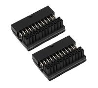 Mingzhe Connettore Angolare a 24 Pin, Prolunga ATX a 90 Gradi | Plastica robusta, migliora la connessione della scheda madre, perfetta per i desktop