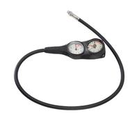 mingzhe Console a Doppio Metro per la profondità di Pressione di Immersioni per Immersione Materiale TPR Bianco per i Subacquei