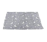 mingzhe Coperta Sfocata in Poliestere Luminosa, Morbida e Soffice Coperta per Letto, Divano, Divano, per Tutte Le Stagioni, con Design Traspirante (Grigio)