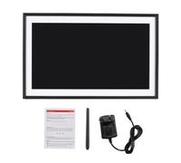 Mingzhe Cornice Digitale Wi-Fi da 15,6 Pollici con Touch Screen e Memoria | Condivisioni Tramite App , Rotazione Automatica, Supporto per Scheda SD da 32 GB, Supporto Posteriore Rimovibile, Finitura