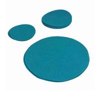 mingzhe Cuscinetti Separatori in Feltro per Pentole, Divisori per Piastre di 3 Dimensioni la Protezione dei Piatti, Protezioni Pentole Tagliabili Riporre Stoviglie Imp (Verde)