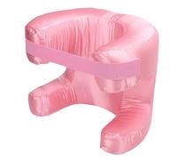 mingzhe Cuscino per Il Viso in Seta con Memory Foam e Design Ergonomico per Chi Dorme sulla Schiena Cuscino di Bellezza Che Riduce la Pressione sul Viso (Rosa)
