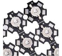 mingzhe Diodo Emettitore Chip LED Compatto Ad Alta Efficienza con Base in Alluminio per Illuminazione Architettonica e da Giardino 25 Pz (445-450NM)