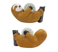 mingzhe Dispenser per Nastro Adesivo Sloth Simpatico Supporto Decorativo per Nastro da Scrivania L'Ufficio Scolastico a Casa con Erogazione con Una Sola Mano