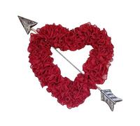 MINGZHE Ghirlanda a Forma di Cuore, Cornice per Ghirlanda di Cuore Decorazioni di San per la Casa Ghirlanda per Porta di San Ghirlanda di Cuore per Interni Ed Esterni