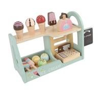 Mingzhe Ice Cream Shop Play Set Esperienza Coinvolgente | Cibo da gioco realistico, design sicuro e durevole, incoraggia il lavoro di squadra, perfetto per il gioco creativo