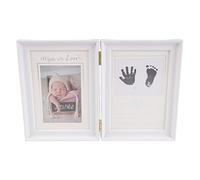 mingzhe Kit di Impronte di Mani Bambini Rustiche Cornice per Foto
