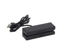 mingzhe Lettore di Carte a Banda Magnetica USB Bidirezionale per Controllo | Manuale a 3 Tracce, Legge Schede ISO7810, USB Plug-and-play, Indicazione LED e Cicalino, per