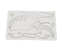 Mingzhe Lily of The Valley Chocolate Mold Safe Silicone Flower Mold for
