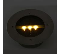 mingzhe Luci da Terra a LED Sotterranee Ad Energia Solare Senza Cablaggio Automatico dal Tramonto All'alba All'aperto per la Pavimentazione del Patio del Giardino