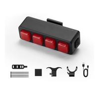 Mingzhe Luci per Bicicletta per Guida Notturna, Design Intelligente | Visibilità migliorata, Lunga durata della batteria, Materiale robusto e impermeabile, Tecnologia di rilevamento dei freni,