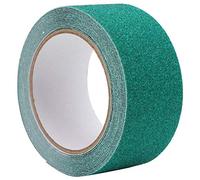 mingzhe Nastro Antiscivolo in Sabbia di Quarzo, Adesivo in PVC, per Gradini di Sicurezza, Antiscivolo, Blu-verde, 50 Mm X 5 M (Verde)
